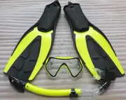 Ultra light weight diving fins/Dry snorkel/Mask combo(size 6.5-8)