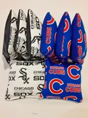 8 Cornhole Bag Set Corn Hole Chicago White Sox and Cubs