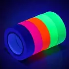6Rolls UV Reactive Tape Blacklight Fluorescent Tape Glow in The Dark Neon Ga`xi