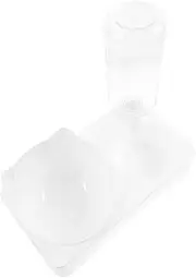 Generic 1 Set Pet Water Fountain Cat Food Dispenser Dog Bowls with Stand Auto Tilted Pet Bowl Dispenser Pump Cat Fountain Water Bowl Spill Pet Feeder Dog Water Dispenser White Plastic