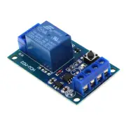 Bistable Relay Module 5V 12V Single Button Relay Module One Key Car Modification Start-Stop Self locking Car Modificatio