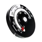 New Magnetic Wood Stove Thermometer Fireplace Fan Stove Thermometer With Probe