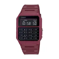 在飛比找momo購物網優惠-【CASIO 卡西歐】復古計算機電子錶 橡膠錶帶 全自動日曆