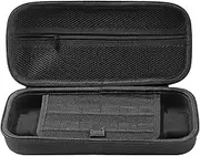 TUCANA Carry Pouch Case Compatible with Nintendo Switch 2 (2025), Switch 2 Portable Hard Travel Case with Pockets and 20 Game Cartridges for Switch 2 Accessories （Black）, Black, solide
