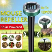 2/4 PCS Garden Snake Repeller Ultrasonic Solar Powered Snake Pest Repellents AU