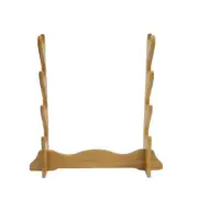 Bamboo Tai Chi Sword Holder Stand Samurai Sword Katana Tanto Display Rack 4 Tier