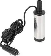 X AUTOHAUX 12L/min 12V 38mm Portable DC Electric Submersible Pump Diesel Water Oil Transfer Tool for Car Truck Caravan Marine Boat