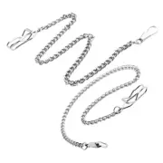 2 Pcs Pants Chain Strap 2pcs Watch Pocket Replacement Retro Hanging Chains for