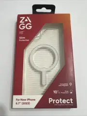 ZAGG - Luxe Snap Slim Protection MagSafe Case for Apple iPhone 15 Plus - Clear