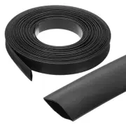 1 Inch 100ft Wire Heat Shrink Tubing 3:1 Double-sided Wrap Black