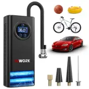 Air Compressor, Tire Inflator Portable Air Pump 150 PSI for Car Tires Bikes B...