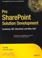 在飛比找三民網路書店優惠-Pro Sharepoint Solution Develo