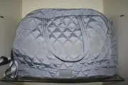 Vera Bradley Ultralight Grand Traveler Bag Scroll 27483-1134 Gray NWT
