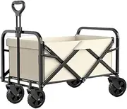 Camping Car Portable Large Capacity Camping Wagon Wheels Outdoor Shopping Basket Foldable Beach Trolley Garden Cart Multifunctional