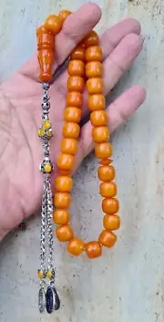 Amber Bakelite Rosary Prayer Worry Beads Tasbih Tasbeeh تسبيح Masbaha مسبحة