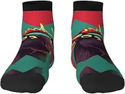 [YANYU] Moose Print Workout Everyday Socks For Men And Women All Seasons Comfortable Adult Socks