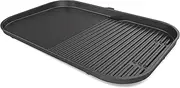 Ninja Woodfire XL Grill & Flat Plate, Non-Stick Combo Flat & Griddle BBQ Plate, Official Accessory, Compatible with Ninja Woodfire XL BBQ Grill OG850 / OG901, Black, XSKOGXLGGCMEU