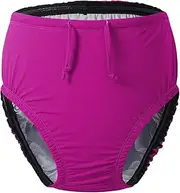 EEOST Adult Reusable Swim Diapers Special Needs Swimwear for Incontinence Cloth Diaper Covers Waterproof,Leakproof, Unisex (Pink, 4XL)