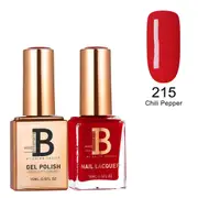 Billionaire Gel Polish UV LED & Nail Lacquer Duo 215 Chili Pepper 15ml
