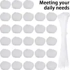 30Pcs Washer Lint Catcher Nylon Washing Machine Lint Trap with 30 Cable CaQTV