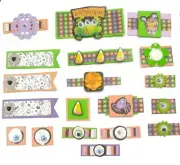 20 Handmade EMBELLISHMENTS Lot Scrapbooking Cardmaking - Halloween Googly Eyes