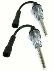 2 pc Spark Plug Tester in-Line Pick Up Coil 6-12v Engine Ignition Diagnostic Set