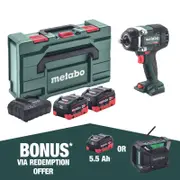 Metabo 18V 800Nm Impact Wrench Kit W/2X5.5AH AU60240300