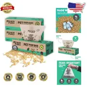 Eco-Friendly Compostable Dog Poop Bags - Extra Strong & Leak Proof, 600 Count