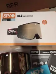 Spy + Ace Galaxy Purple Snow Goggles HD Plus Bronze w/Gold, 2nd lens Persimmon