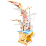 Mechanical 3D Wooden Puzzle DIY Music Box Kit Flying Dreamer Home Decor Model
