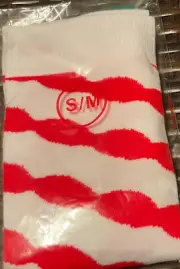HLTPRO Elite Performance Compression Socks..S/M..New..Unisex. Red/White Stripes