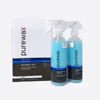 在飛比找蝦皮購物優惠-正品保證Purewax極速多功能水蠟優惠組 洗車打蠟板金清潔