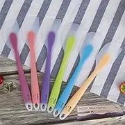 weco™ Silicone Spatulas | BPA Free Non-Stick Silicone Spatulas Scraper Set of 2 (1x Large and 1x Small) | Flexible Rubber with Solid Stainless Steel | Kitchen Essential Gadget | Dishwasher Safe (Pink)