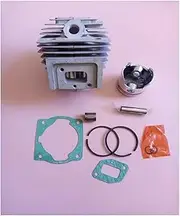 Cylinder Piston Assembly 44MM 52CC Cylinder Assy 1E44F-5 44F-5 44-5 BG520 CG520 ZYLINDER Assembly Piston KIT Ring PIN Clip Rebuild Trimmer Parts