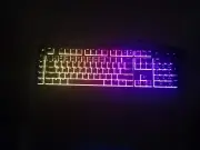 EVGA Z12 RGB Gaming Keyboard RGB Backlit LED 5 Programmable Macro Keys Read
