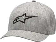 ALPINESTARS 1017-81010-1126-L/XL AGELESS CURVE HAT GREY HEATHER/BLACK LG/XL