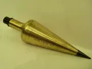 16 oz Bon Tool Co. Brass Plumb Bob NEW OLD STOCK