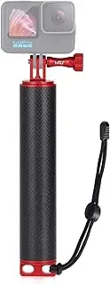 HSU Floating Hand Grip, Waterproof Handle Monopod for GoPro Hero 13/12/11/10/9/8/7/6/5 Max, AKASO Campark DJI Osmo Action Camera, Underwater Diving Selfie Pole Stick