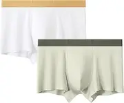 [Maiyifu-GJ] 2 Pack Men's Boxer Briefs Underwear Soft Breathable Stretch Underpants for Men Comfortable Moisture-Wicking Trunks, Color1, 3X-Large, Color1, 3X-Large