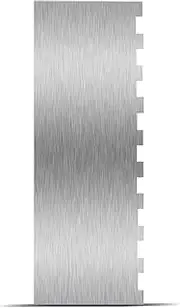 9 Inch Stainless Steel Cake Scraper, Cream Cake Scraper Sided Patterned Edge Stripe Edge Smoother Scraper Cake Smoother Frosting Scraper Cake Decorating Comb for Mousse Butter Cream