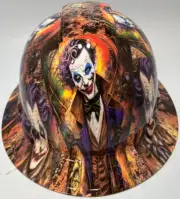 New Full Brim Hard Hat Custom Hydro Dipped STEAMPUNK THE JOKER