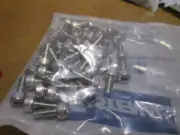 M5-0.8 x 12mm L 4mm Hex A2-70 Plain Stainless Steel Socket Head Cap Screw QTY 50