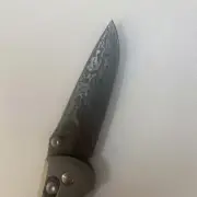 1PC. 1:1 Damascus 58HRC Blade for Benchmade 556 Replace Component