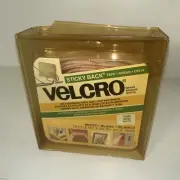 VELCRO® Brand STICKY BACK® Tape Roll, 3/4" x 15', White NEW IN PACKAGE