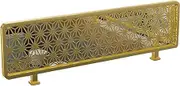 Dividers for Dining Areas,Iron Hollow Desk Divider,Restaurant Countertop Screen Partition Divider for Desk Restaurant Bars(Gold,150x38cm/59.05x14.96in)
