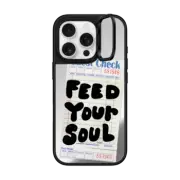 iPhone 16 Pro Mirror Ring Stand Case MagSafe Compatible The Feed Your Soul Case