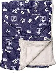 Fremantle Dockers AFL Pet Blanket, Team Supporter Gear for Pets