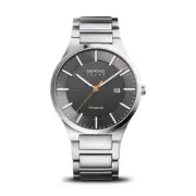 Bering Time - Solar - Mens Brushed Silver-tone Watch - 15239-779