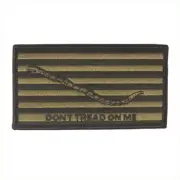 Vanguard FLAG PATCH: DON'T TREAD ON ME FLAG - EMBROIDERED WOODLAND DIGITAL