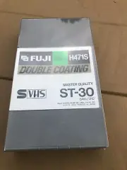New Fuji H471S ST-30 Video Cassette Tape - Hard Case Factory Sealed, Buy 2 &Save